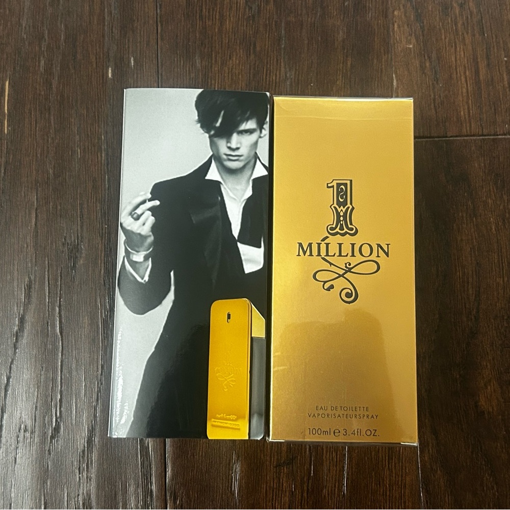 Paco Rabanne 1 Million Men's Fragrance - Metallic Gold Packaging